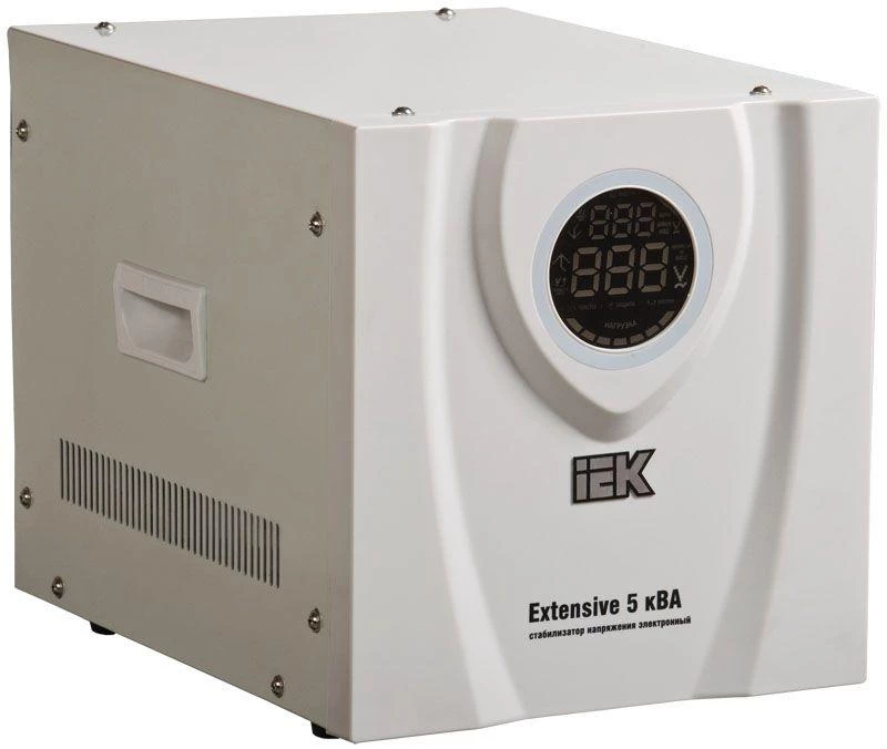 Стабилизатор напряжения Extensive 5кВА переносной IEK IVS23-1-05000