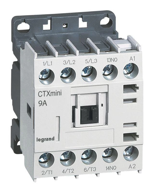 Мини-контактор CTX3 3п 9А кат. 24В DC 1НО Leg 417021