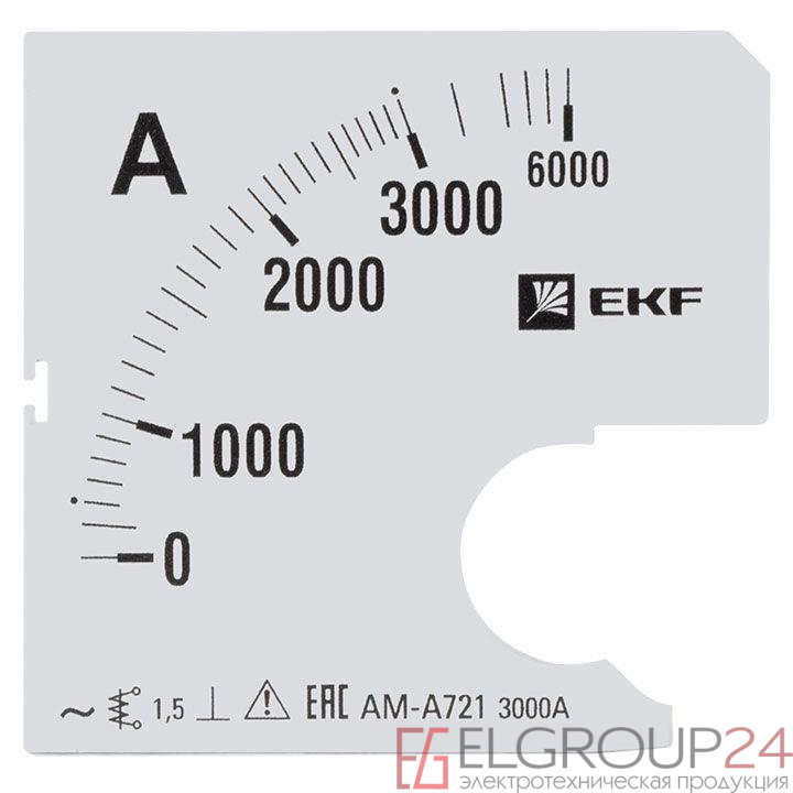 Шкала сменная для A721 3000/5А-1.5 PROxima EKF s-a721-3000