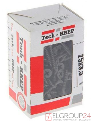 Саморез 3.5х25 гипсокартон-металл (уп.200шт) коробка Tech-Krep 102129