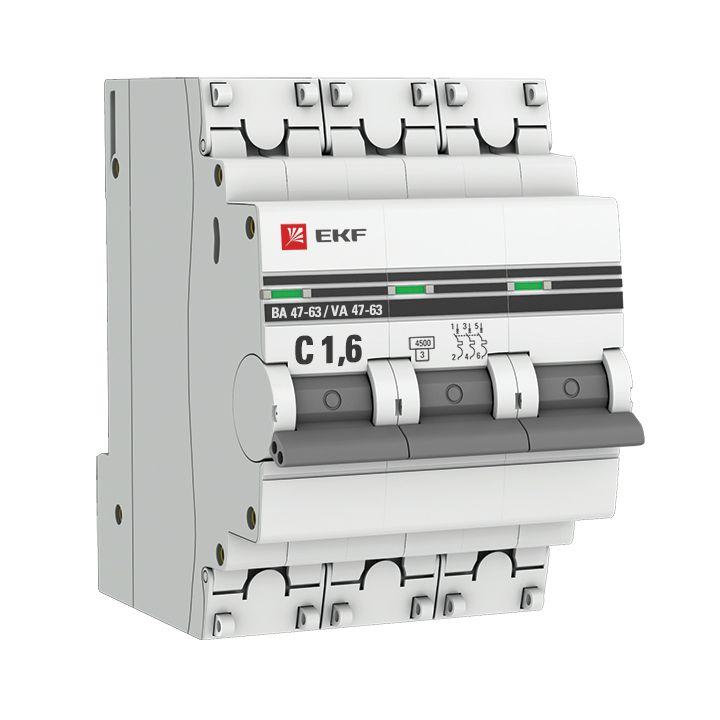 Фото EKF mcb4763-3-1.6C-pro