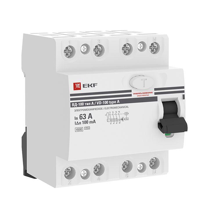 Фото EKF elcb-4-63-100-em-a-pro