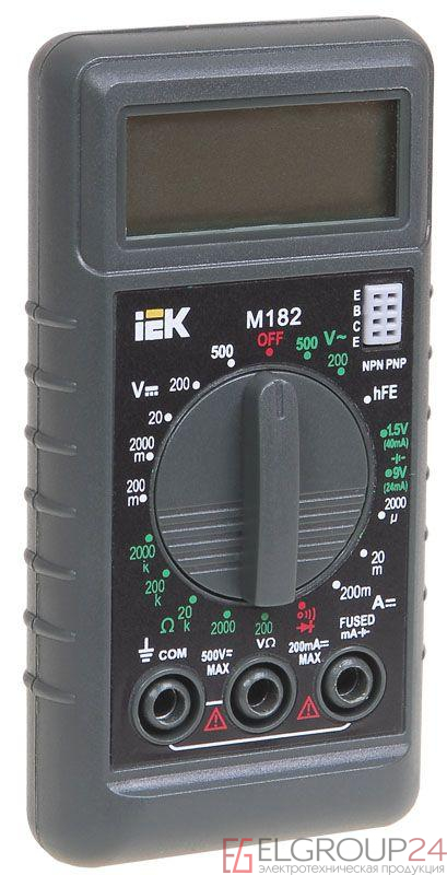 Мультиметр цифровой Compact M182 IEK TMD-1S-182 0