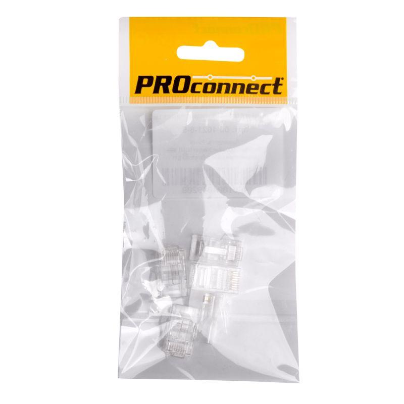 PROCONNECT Джек штекер 8Р8С CAT 5е эконом (уп.5шт)  05-1021-6-9