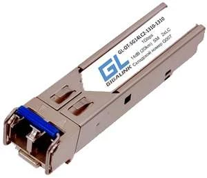 Модуль SFP 1Гбит/с два волокна SM 2хLC 1310нм 14 дБ (до 20км) (GL-10GT) GIGALINK GL-OT-SG14LC2-1310-1310
