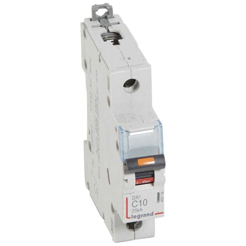 Legrand Выключатель автоматический модульный 1п C 10А 25кА DX3 1мод. 230/400В Leg 409754