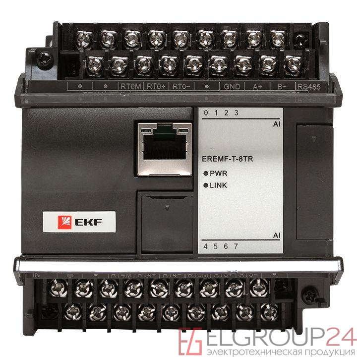 Модуль ввода термосопротивлений EREMF 8 PRO-Logic EKF EREMF-T-8TR 8