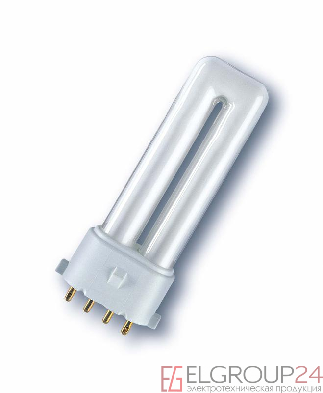 Лампа люминесцентная компакт. DULUX S/E 9W/840 2G7 OSRAM 4050300020174