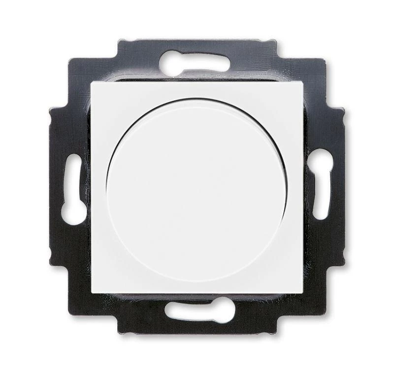Светорегулятор Levit поворотно-нажимной 60-600Вт R бел./бел. ABB 2CHH942247A6003