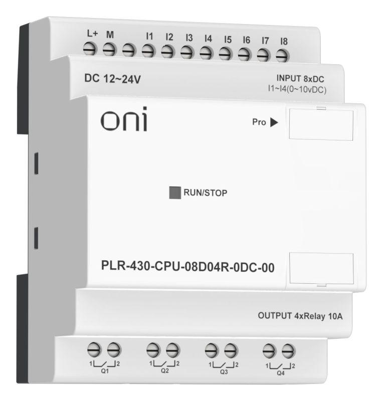 Фото ONI PLR-430-CPU-08D04R-0DC-00
