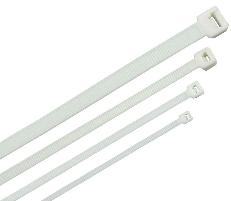 Хомут-стяжка для кабеля 3.6х300мм нейлон бел. (уп.100шт) ITK HKW-W36-L300
