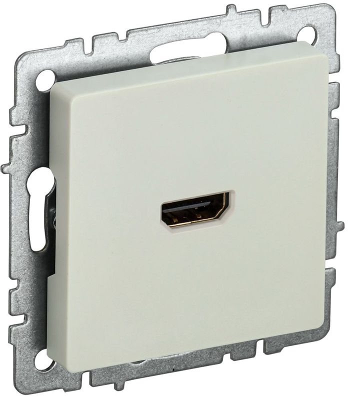 IEK Розетка СП BRITE HDMI РHDMI-0-БрКр механизм беж. BR-H10-K10