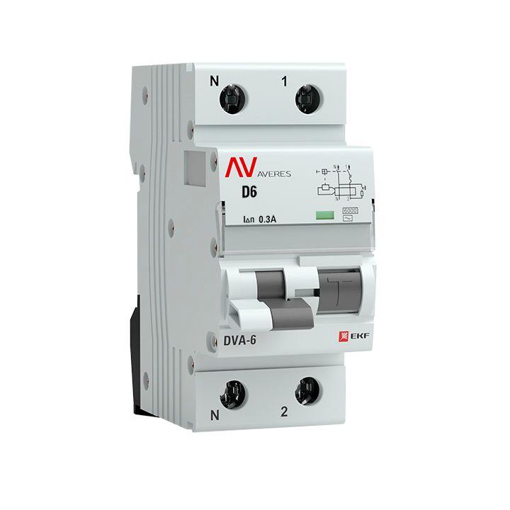 Фото EKF rcbo6-1pn-6D-300-ac-av
