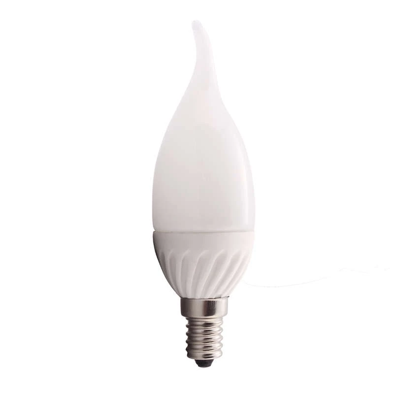 Лампа светодиодная HLB 05-37-C-02 5Вт свеча 4000К нейтр. бел. E14 380лм 165-265В NLCO 500210