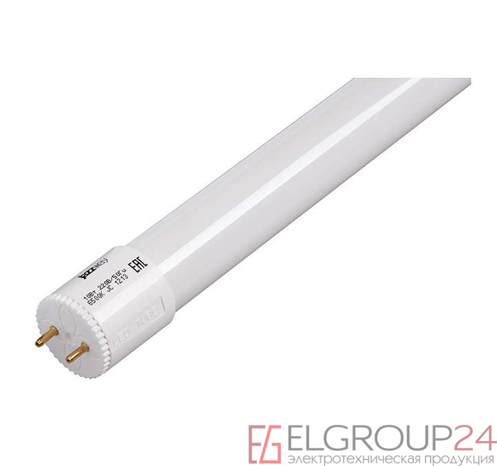 Лампа светодиодная PLED T8-600PL Nano 10Вт линейная 6500К холод. бел. G13 800лм 220-240В 90Led (пластик) JazzWay 1038180 0