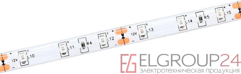Лента светодиодная LED LSR-2835Y60-4.8-IP65-12В (уп.5м) IEK LSR1-4-060-65-3-05