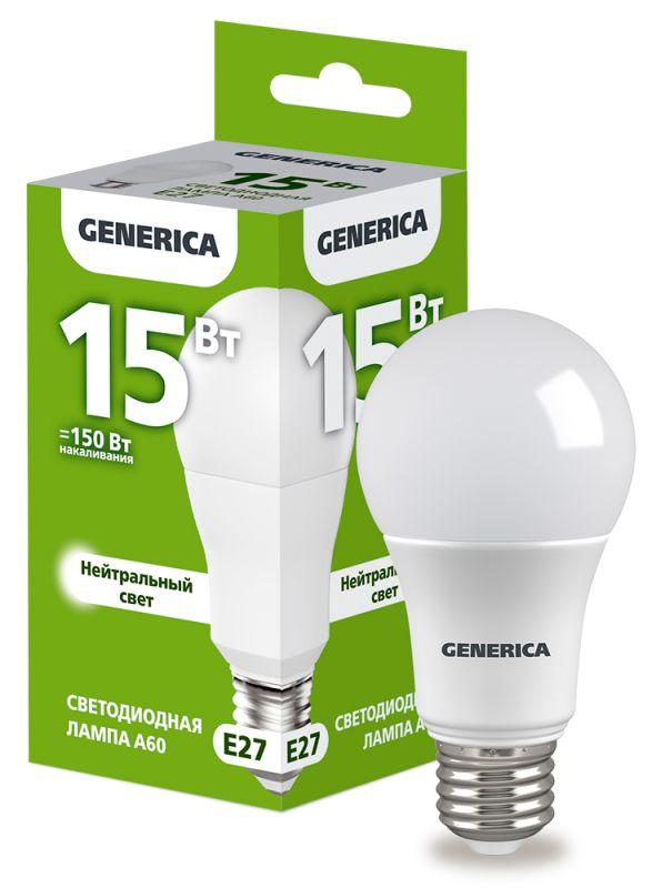 Фото GENERICA LL-A60-15-230-40-E27-G