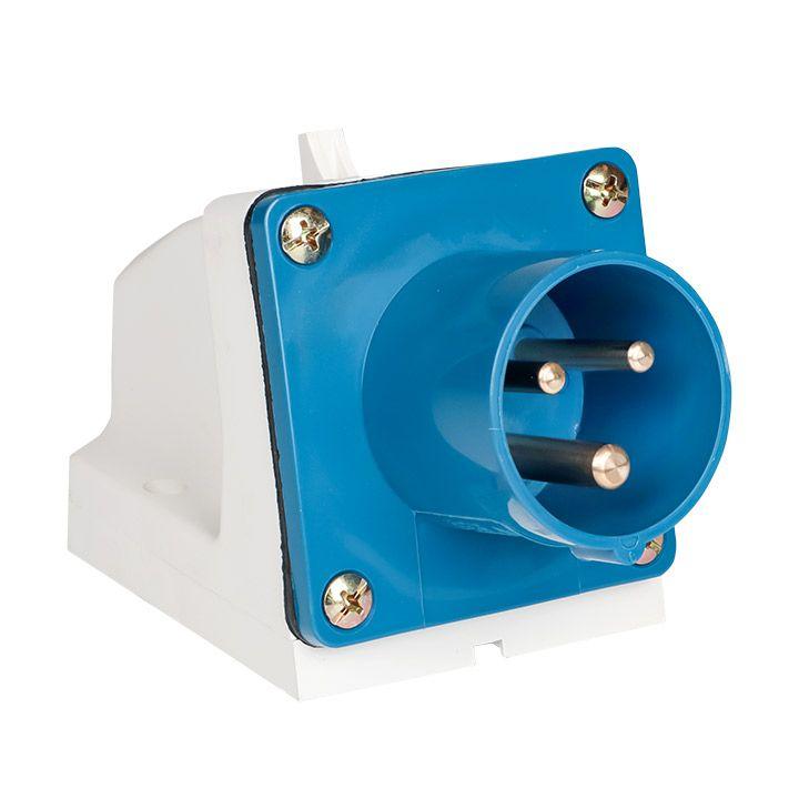 EKF Вилка стационарная 513 16А 2P+PE 220В IP44  ps-513-16-220